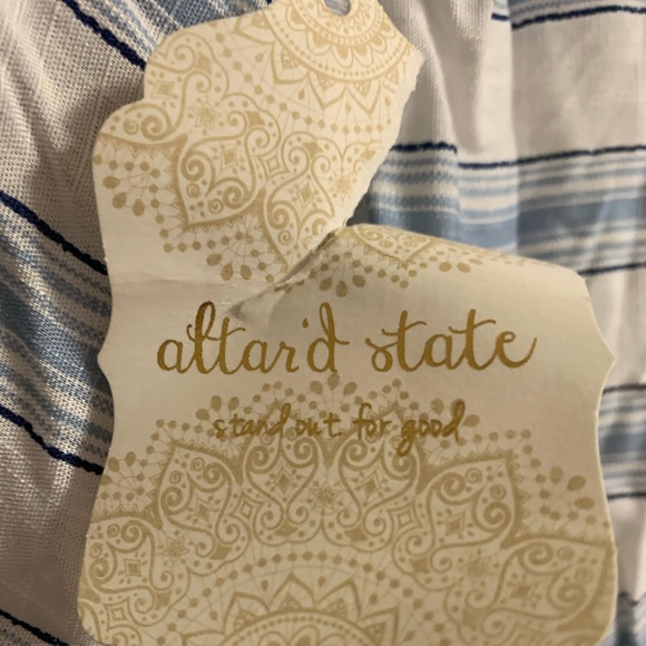 Altar’d State Floral and Striped Kimono Cover Up - Picture 5 of 5